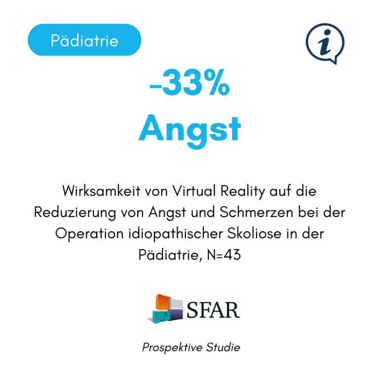Therapeutische virtuelle Realität in der Pädiatrie. Wie diese Angst und Schmerzen bei der Operation von idiopathischer Skoliose bei Kindern reduziert.