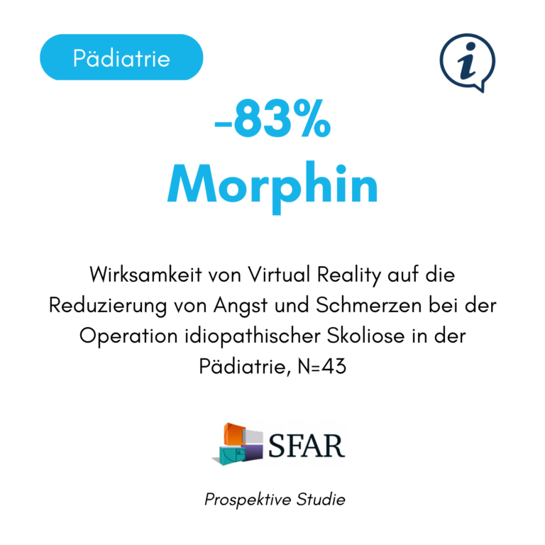 Virtuelle Realität in der Pädiatrie. Die Wirksamkeit der therapeutischen virtuellen Realität bei der Verringerung von Schmerzen und Ängsten während der Operation der idiopathischen Skoliose bei Kindern