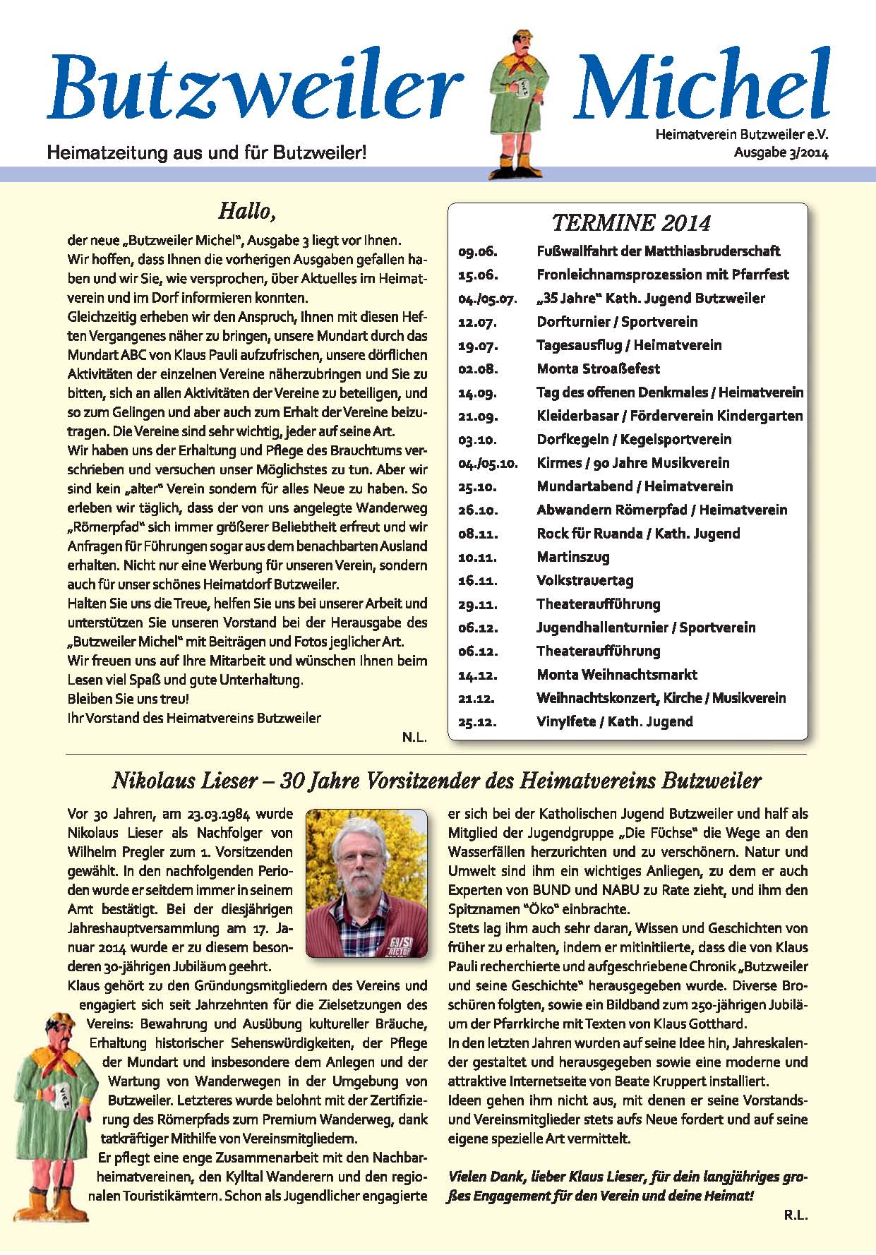 Butzweiler Michel 2014