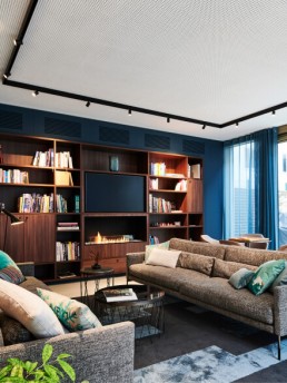 A modern and elegant living room
