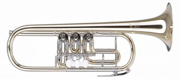 Helmut Voigt C Trumpet HV-TRC1,Gold brass, nickel silver slides, waterkey at the main tuning slide, optional at the 3rd valve slide, optional high keys (Vienna key)