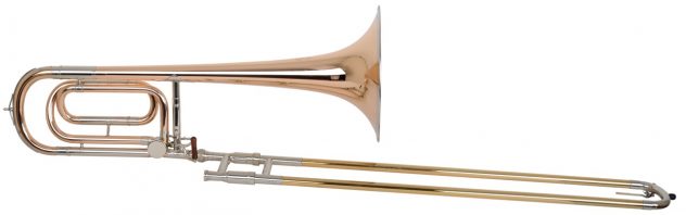 Helmut Voigt Tenor trombone HV-T3Tradisjonell byggemåte, Rødmessing, Gullmessingyttertrekk
