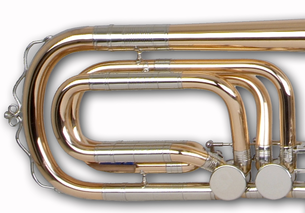 Basstrombone, tradisjonell ventilbetjening