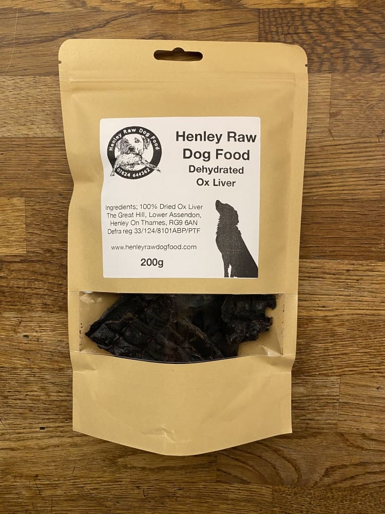 Dehydrated Ox Liver Henley Raw Dog Food