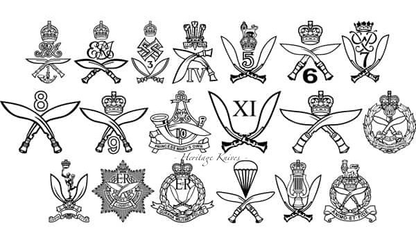 Gurkha Military regiments. 