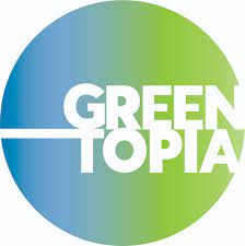 Logotype för Greentopia hos Hermans Lada