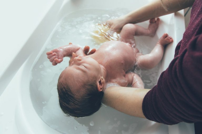 Newborn bathroom