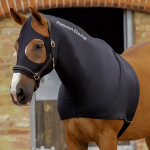 Premier Equine Strech Lycra Hood til hest - L