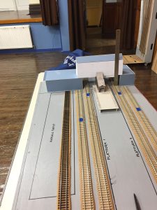 Aldwyn Brook, Station building mock-up