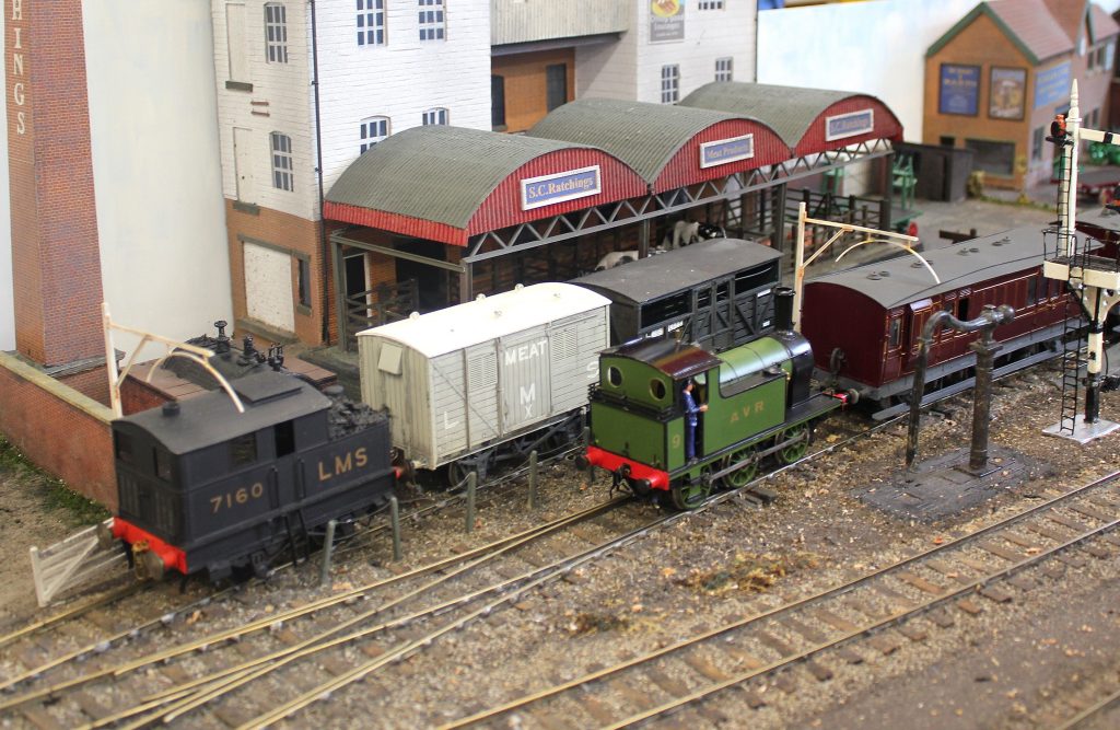 The Ash Valley station throat area and warehouses.