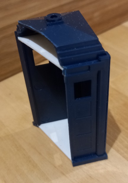 The low-relief TARDIS