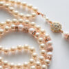 creamrose swarovski pearl tasbeeh