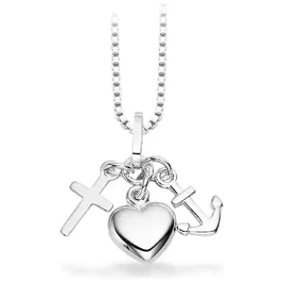 Sølv Vedhæng Tro-håb-kærlighed