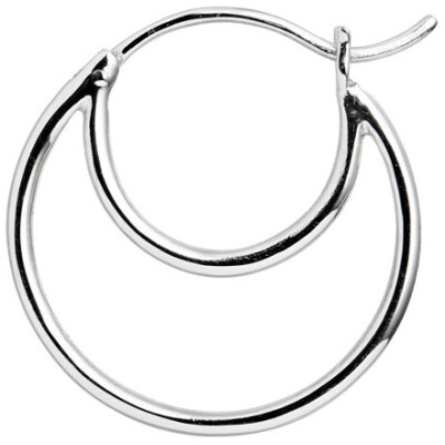 Double Creol Earring silver