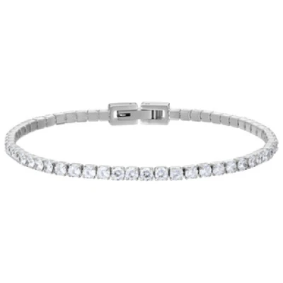 Bering tennisarmbånd Arctic Symphony | poleret sølv