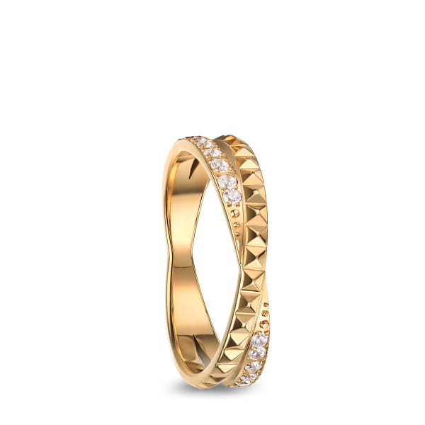 Bering Ring Arctic Symphony | poleret guld