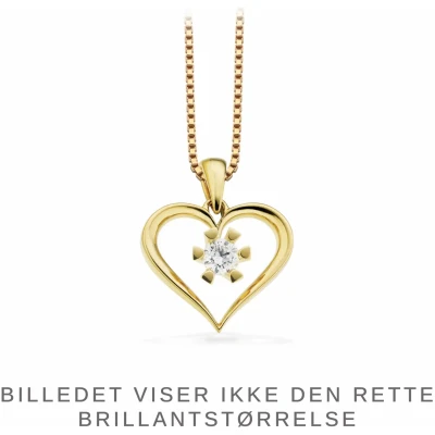 8kt Vida hjerte 0,05 H-W/P1