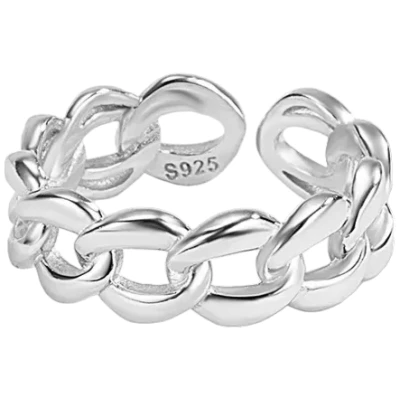 Sølv fingerring