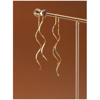 Emmely Golden  Threader Earring