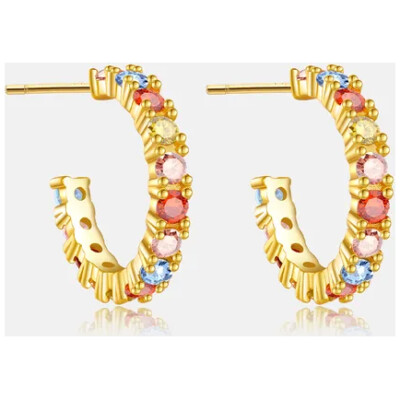 Emmely Rainbow Hoops