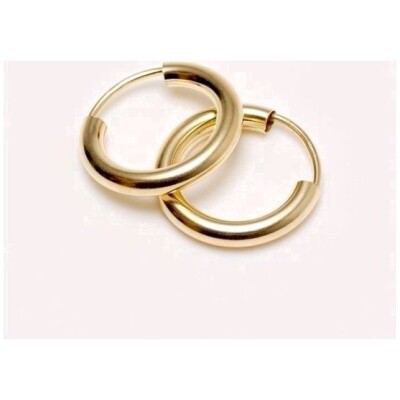 8kt creol Rørtykkelse 2mm - diameter 15mm