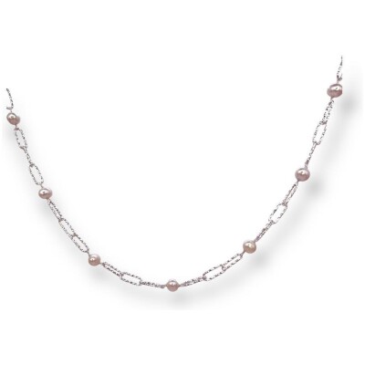 Family individual silver necklace