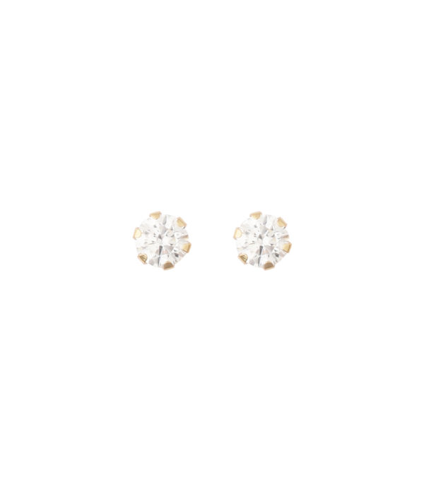 8kt ørestik med zirk 6grab 3mm