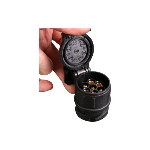 Adapter til trailerstik - fra 7 pol trailer til 13 pol bil