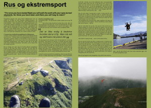Hvorfor paragliding suger,Paragliding i Tromsø,Rus og ekstremsport