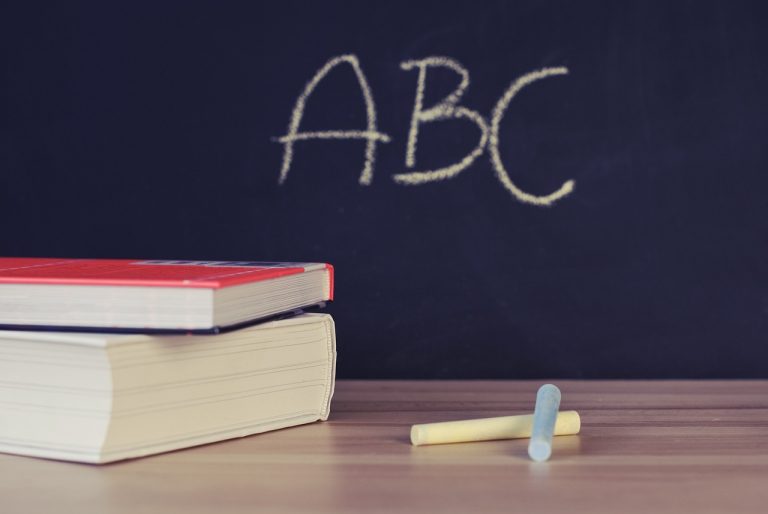 A blackboard with the text ABC written on it / Illustration from Pixabay