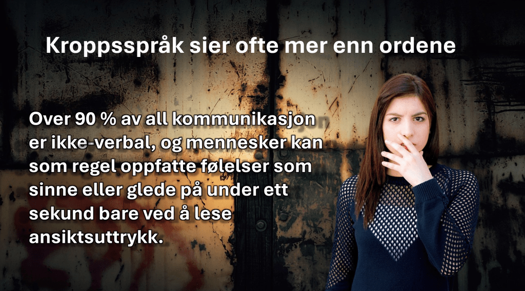 Kroppsspråk sier ofte mer enn ordene