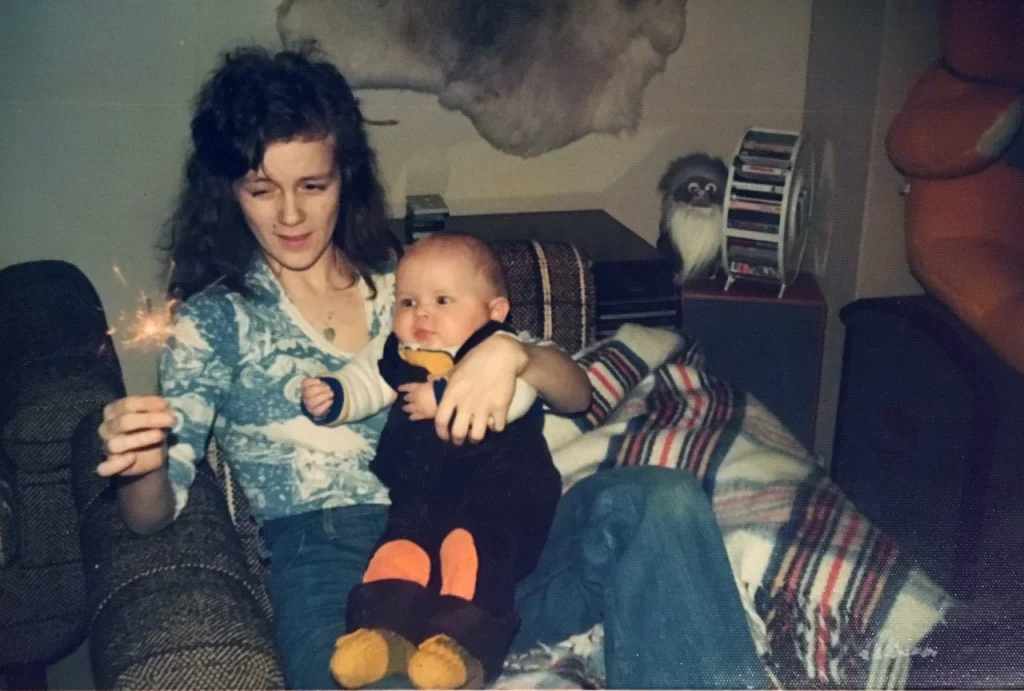 meg og mamma 1juli 1976