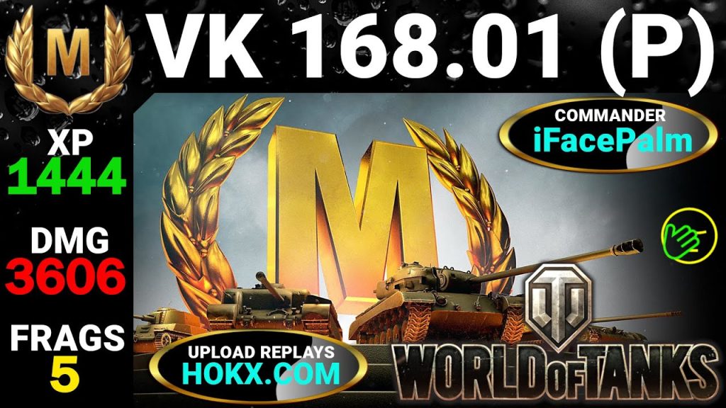 VK 168.01 (P) – WoT Mastery Replay