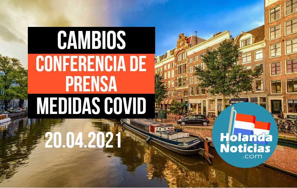 La conferencia de prensa de HOY en los Países Bajos y todos los cambios de medidas Covid-19