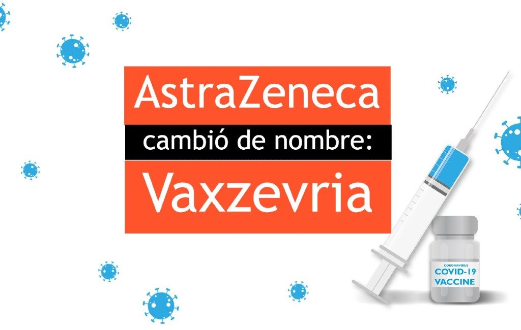 La vacuna AstraZeneca cambió de nombre a Vaxzevria.