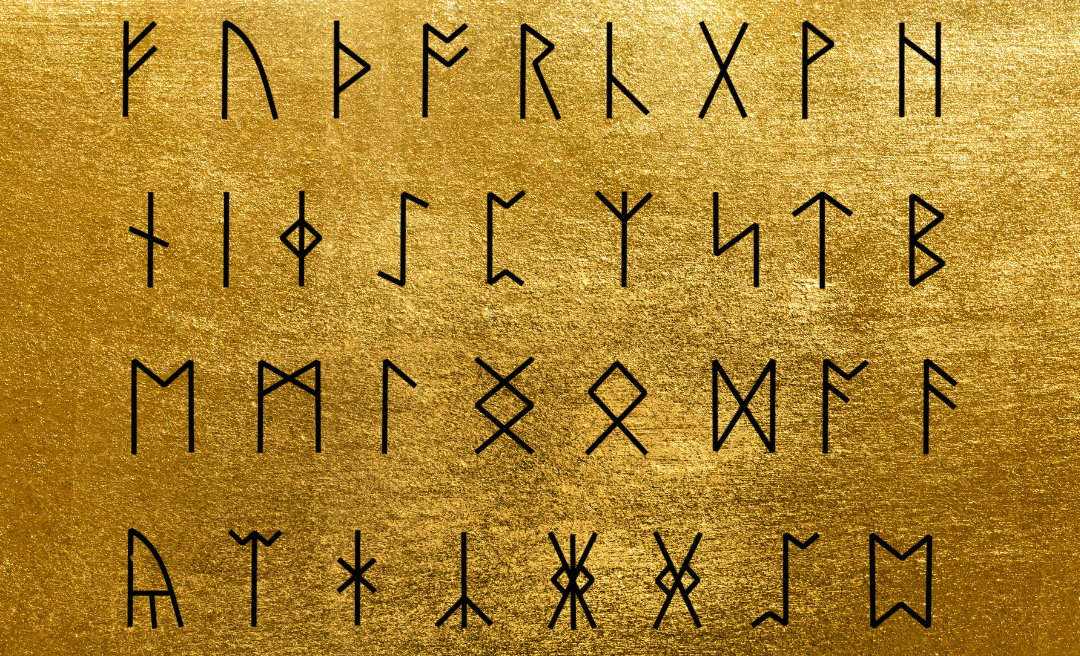 Futhorc anglo-saxon (Anglo-Saxon Futhorc) - 33 runes