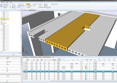 Precast design, hollowcore slab design software