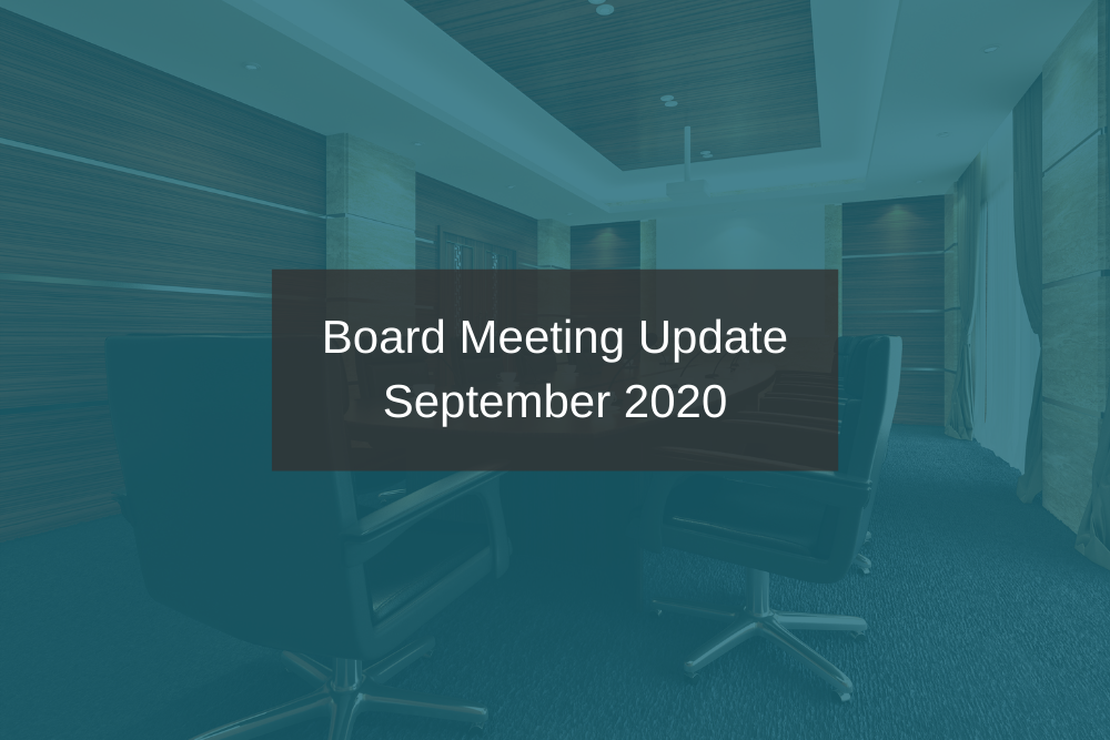 IPHA Board Meeting – 4 September 2020