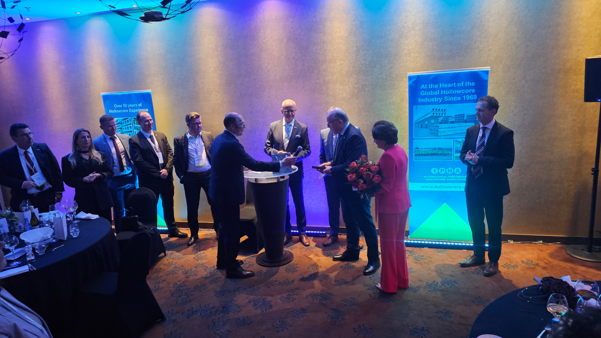 Seamus & Una McKeague Presented with Gifts Annual Conference 2023, IPHA