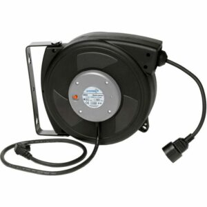 Kabelvinda 15m 230V för väggmontage