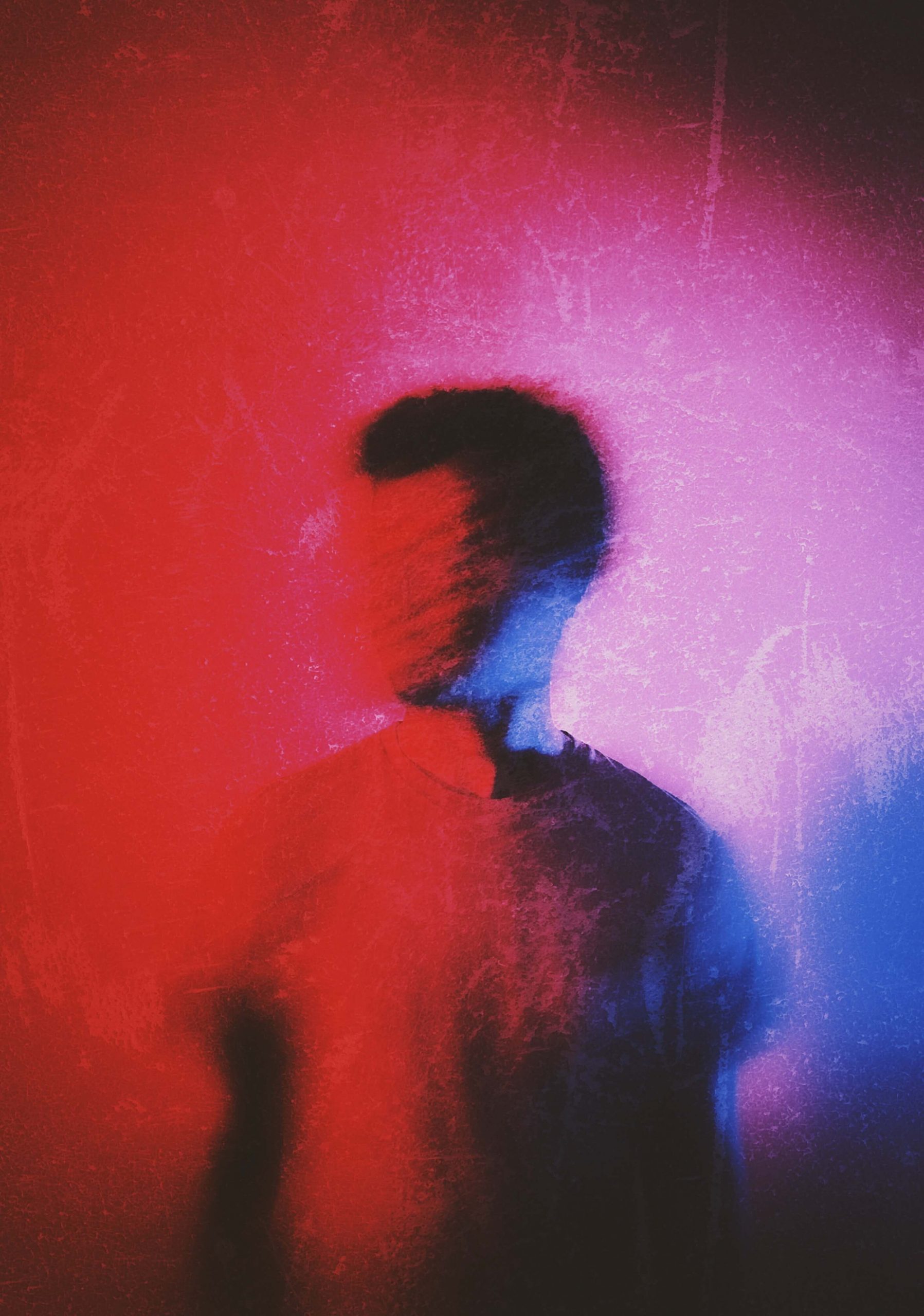 blurred silhouette man looking aside most scaled 1