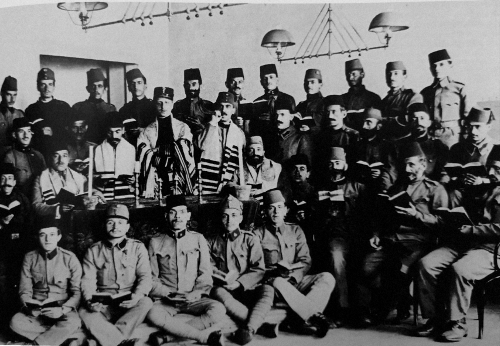 Jewish soldiers from Bosnia (1917).