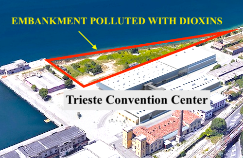 Trieste Convention Center: the Municipality has hidden that the area is contaminated with dioxins