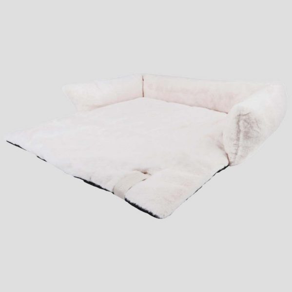 Het NUZZLE sofabed van District70 is speciaal ontworpen voor op de bank, zodat deze beschermd tegen vuil en krassen. Verkrijgbaar in drie kleuren en drie afmetingen. Dit is de kleur Merengue