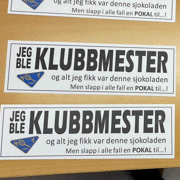 Topp stemning på klubbmesterskap for seniorer