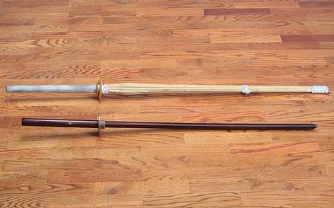 shinai, bokuto, sværd, våben, samurai