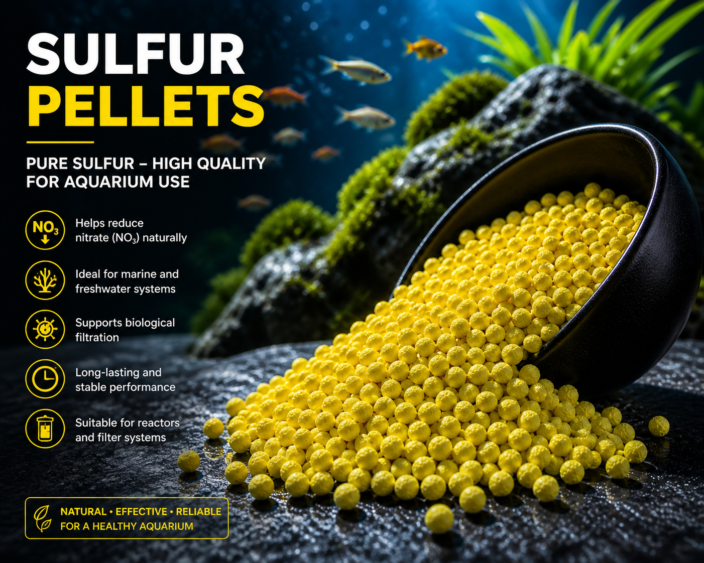 Sulfur granulate