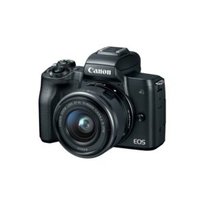 Canon M50 Mirrorless Digital Camera with 15-45mm Lens (Black)
