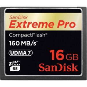 Sandisk 16GB CF Extreme Pro 160 MB/s Extreme Pro CompactFlash Card SDCFXPS-016G-X46