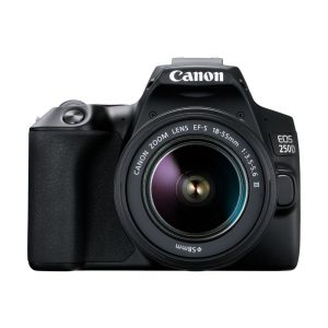 Canon Eos 250D Black Dslr + Ef-S 18-55mm F/3.5-5.6 III Lens